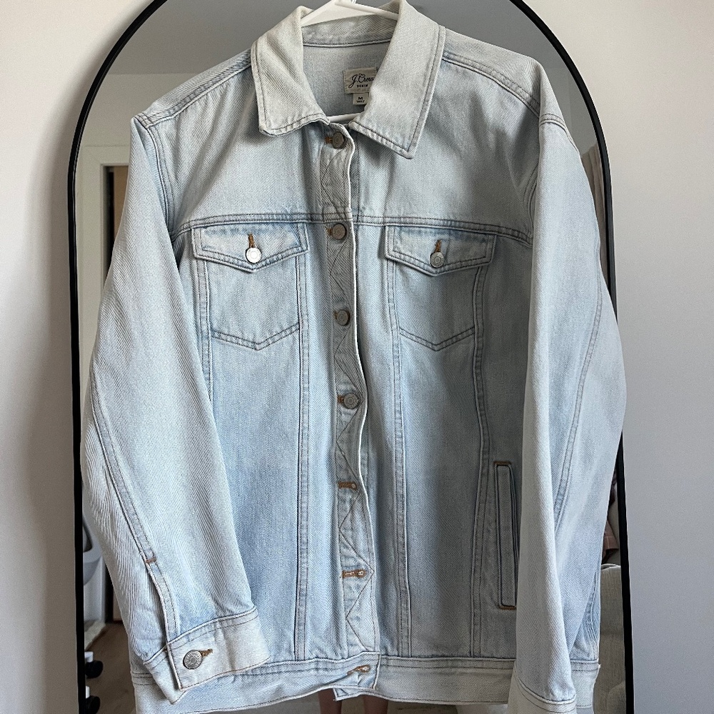 J. Crew Oversized Denim Jacket
